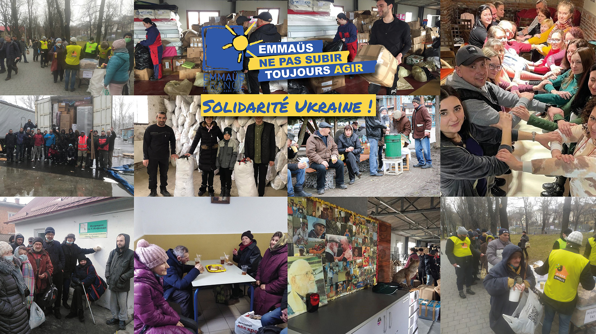 Solidarité avec l’Ukraine : Emmaüs se mobilise