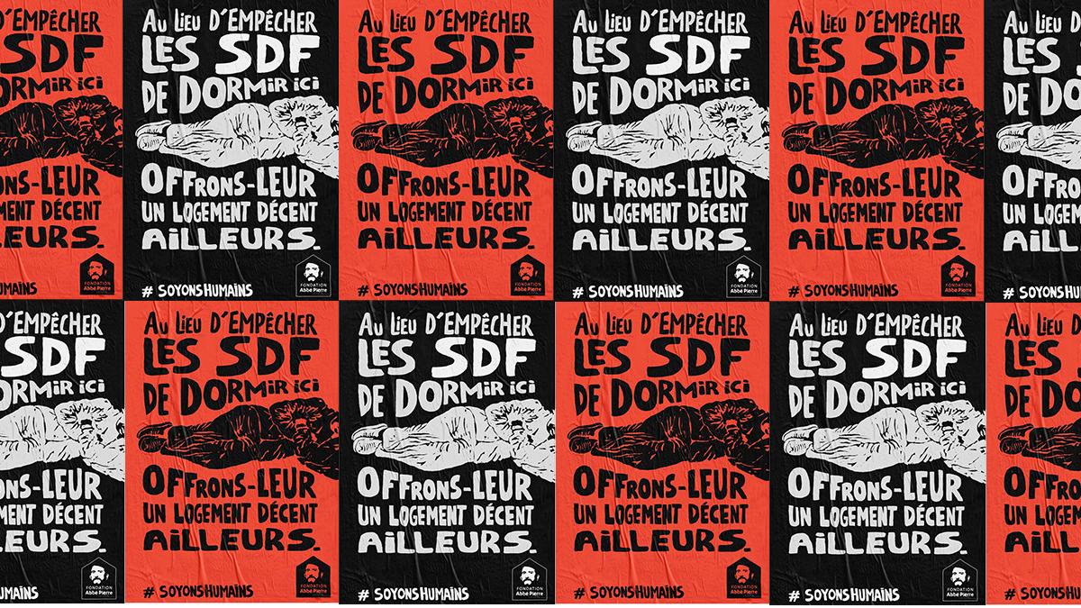 #SoyonsHumains : contre les dispositifs anti-sdf