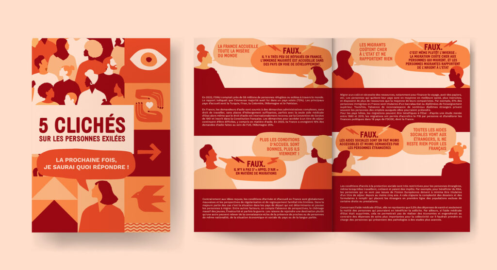 5 clichés sur les personnes exilées mock up