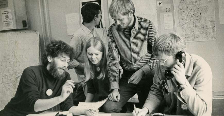 Camps de jeunes Emmaüs au Danemark, 1969.