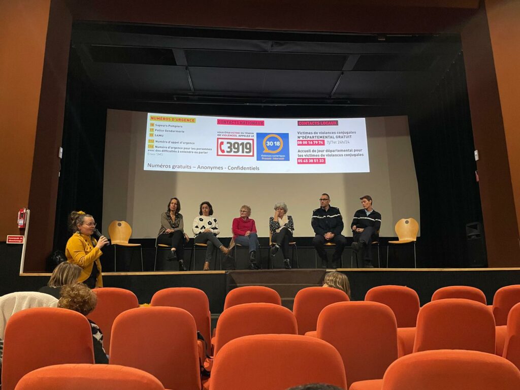 Intervention de Johanna Ream, directrice adjointe d'Emmaüs Ruffec, au cinéma