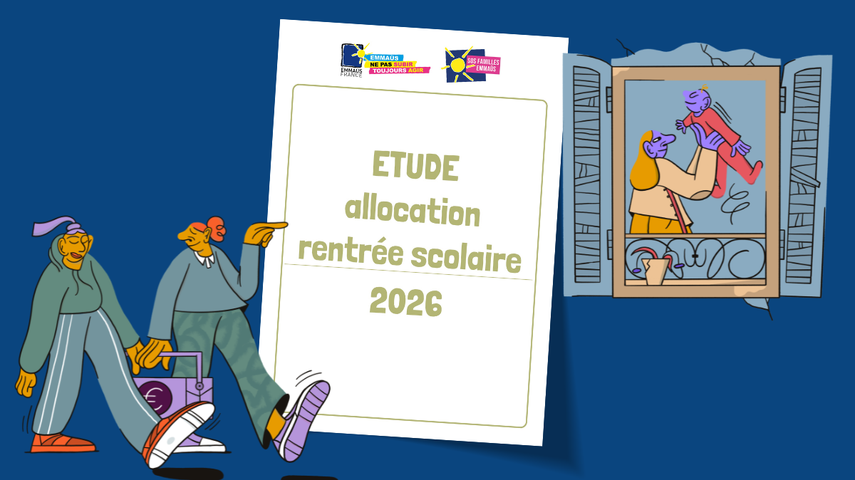 L’Observatoire Emmaüs des Budgets Contraints publie une nouvelle étude sur l’allocation de rentrée scolaire